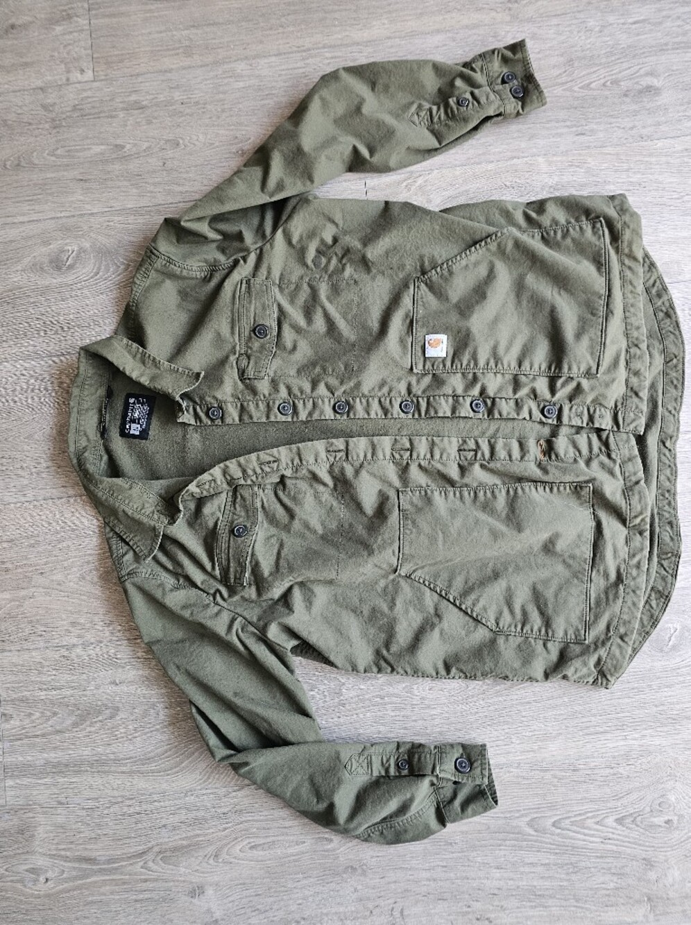 Carhartt Olive Green Utility Jacket